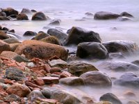 Stenar i strandkanetn